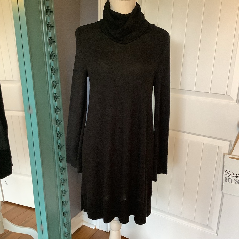 Z Supply Black Long Sleeve Dress